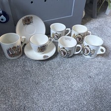 Job Lot Vintage Royal Family Commemorative mugs and cup and saucers