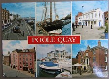 Real Photo Postcard - Poole Quay - Used