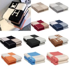 Letter Shawl Cashmere Blanket