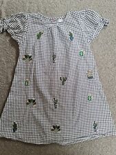 Next Girl Dress Cactus Embroidery 5 6 Years Boden