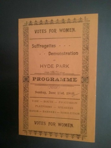 Suffragette demonstration - suffragette,