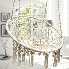 Hanging Macrame Hammock Chair