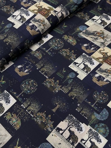 Indian theme fabric - indian,
