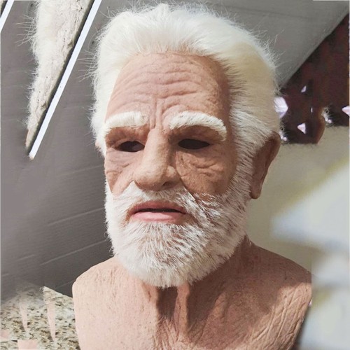 Halloween latex mask old man - halloween,