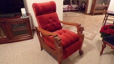 Vintage 1900s Oak Morris