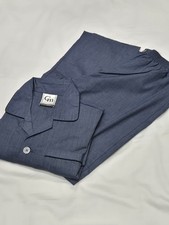 Vintage Pajamas charcoal Blue