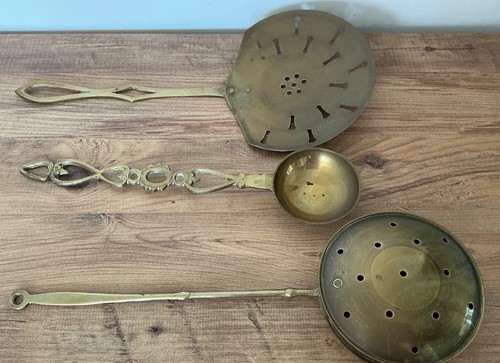 Vintage brass bed - vintage, warmer