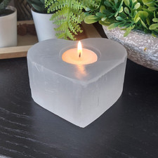 Selenite Tea Light Candle