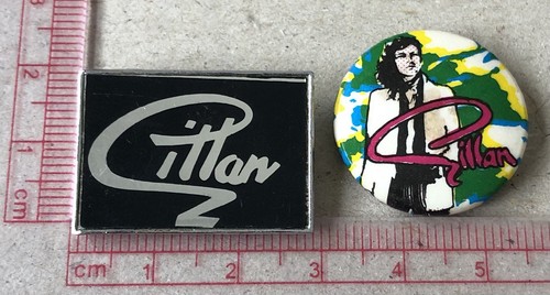Vintage ian gillan pin - 2x,