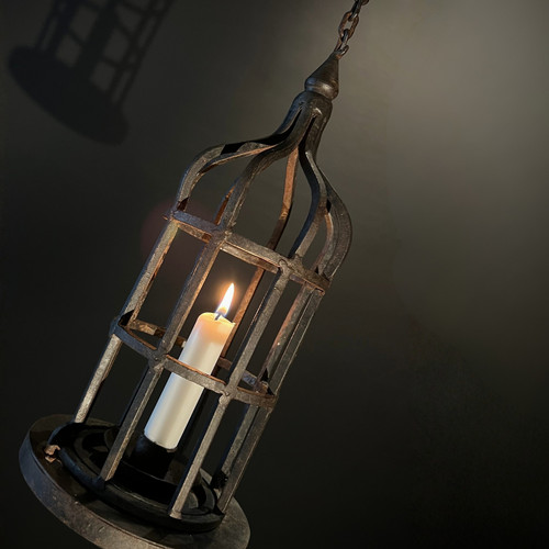 Industrial gothic candle - industrial,