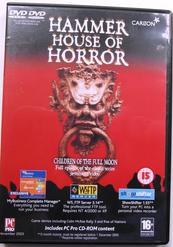 Dvd hammer house horror - dvd,