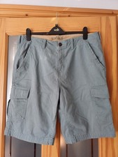 Mantaray Mens Blue Shorts Size 36 Waist Cotton with Pockets
