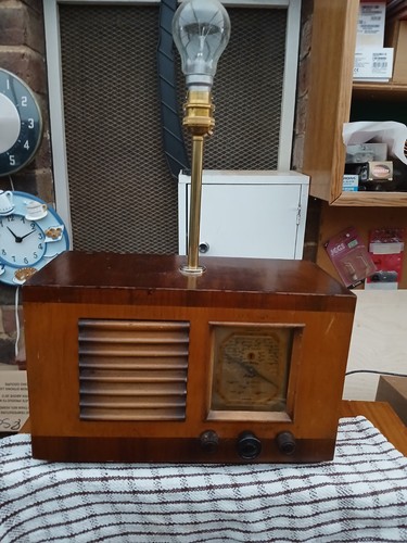 Old radio cabinet - radio,