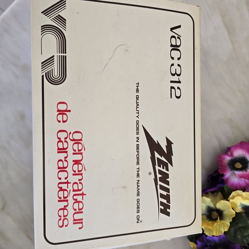 Vintage zenith vac 312 - zenith,