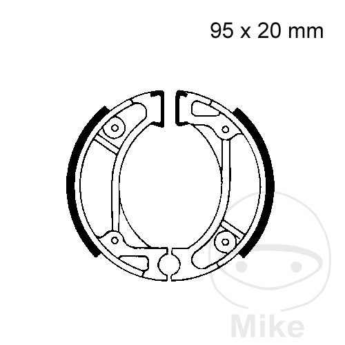 Ebc spring brake shoes - brake,