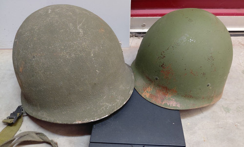 Wwii front seam helmet - us,