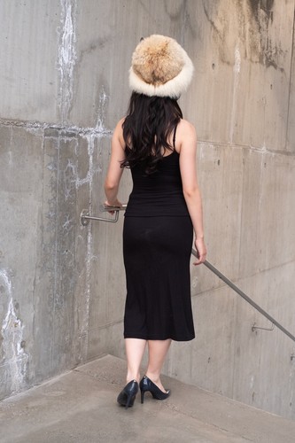 Coyote fur hat perfect for - fur,
