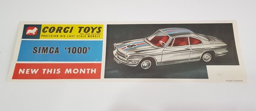 Rare 1960 corgi - rare,