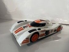 Scalextric Le Mans Start Slot Car Tested Working White Orange Come See !