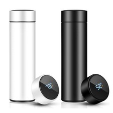 Smart Water Bottle LED Temperature Display Flask Vacuum Insulated Tea Coffee Mug