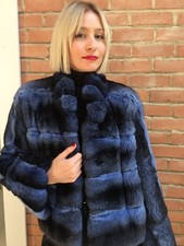  Chinchilla Fur Jacket Coat