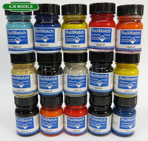 Railmatch 15ml enamel paints - railmatch,