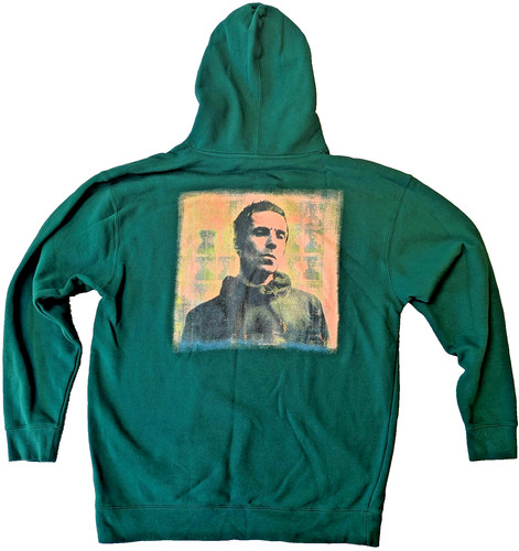 Liam gallagher hoodie green - xl,