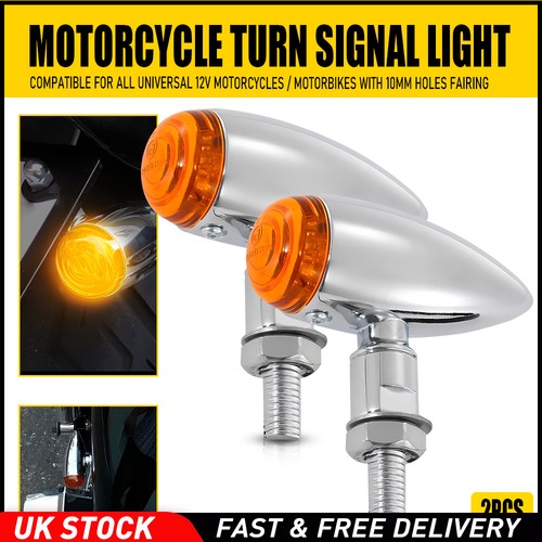 2pcs chrome motorcycle front - chrome,