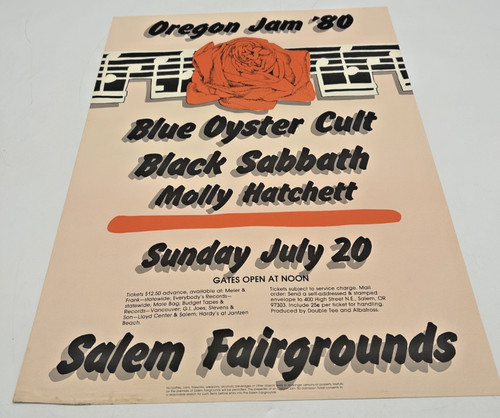 Oregon jam 1980 - poster, |