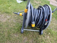 New Hozelock Hose Reel Frame with Brand New 28m Replacement Hose – Garden Water