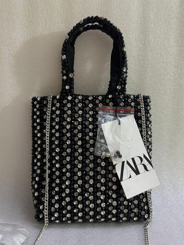 Zara swaroski bag - zara, women's