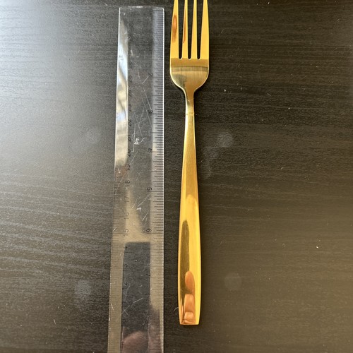 Kyraton gold dinner fork - gold,