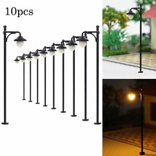 10 Pcs Model Railway Light 65mm Accessories Gauge H0 / 00 Street Lights