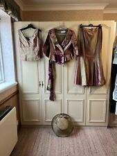  Presen ladies three-piece wedding outfit with hat WORN ONCE EXCELLENT CONDITION