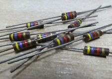 10x 4.7k ohm 1/2W carbon composition resistor Vitrohm 104-1 0.5W 472 4k7