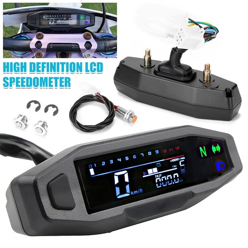 Mini digital motorcycle gauge - mini,
