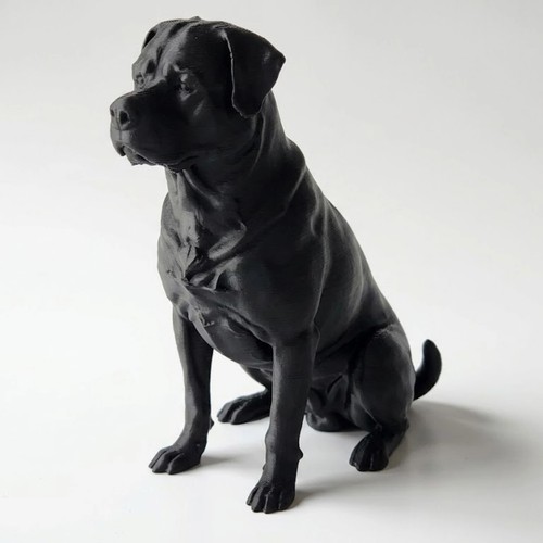Rottweiler dog sculpture - rottweiler,