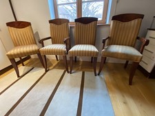 Vintage Upholstered Wooden