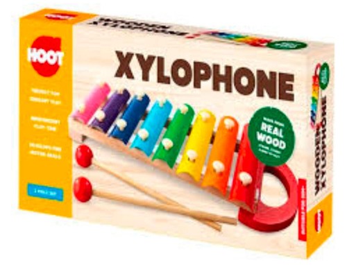 Classic wooden xylophone toy - wooden,