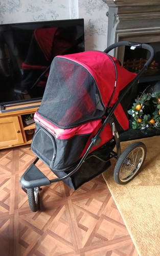Paw hut pet stroller dog - dog, pram