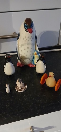 Vintage penguin ornaments - vintage,