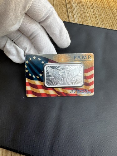 Pamp 1oz silver bar 250th - silver,