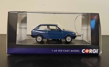 CORGI 1/43 FORD FIESTA MK2 1.1 POPULAR PLUS MARITIME BLUE VA14402 - CRACKED CASE