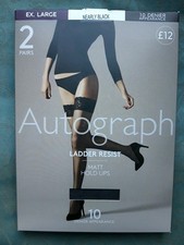 M&S 2 Pairs of Matt Hold Ups