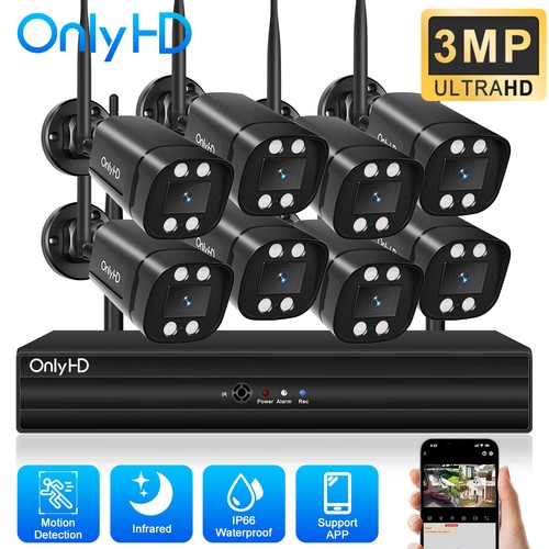 3mp 8ch hdmi nvr wireless - 3mp,