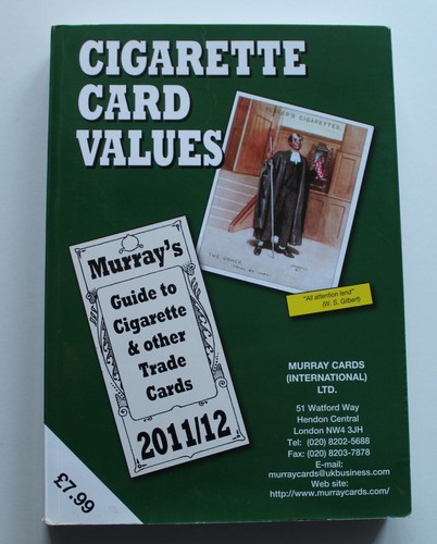 Cigarette card values - card, 2011/12