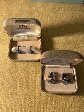 Antique / Vintage Silver Earrings - Ciro Clip on and Screw Back Earrings - boxed