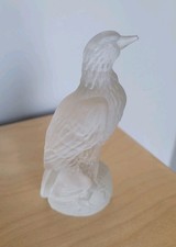 Frosted Glass Bird Ornament Decorative Figurine