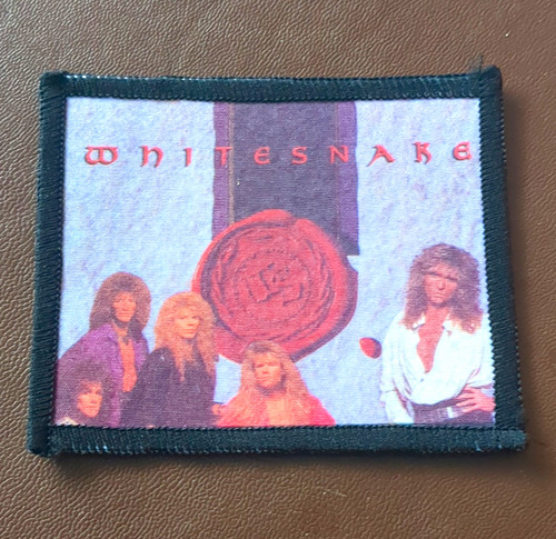 Whitesnake printed sew - printed, sew-on
