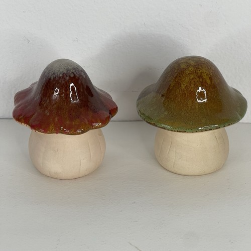 Art pottery ceramic mushroom - pottery,